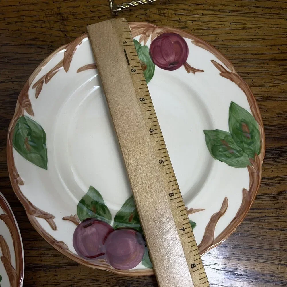 Franciscan Apple Salad Plate 7.5”‎ USA Vintage Luncheon Earthenware Oven